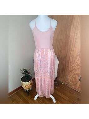 Vintage Silk Slip Dress with Matching Top